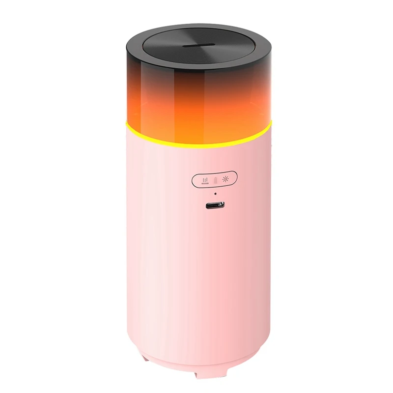 

Светодиодный увлажнитель воздуха, машина для ароматерапии, USB бесшумный диффузор эфирного масла, ночник, увлажнитель воздуха, розовый