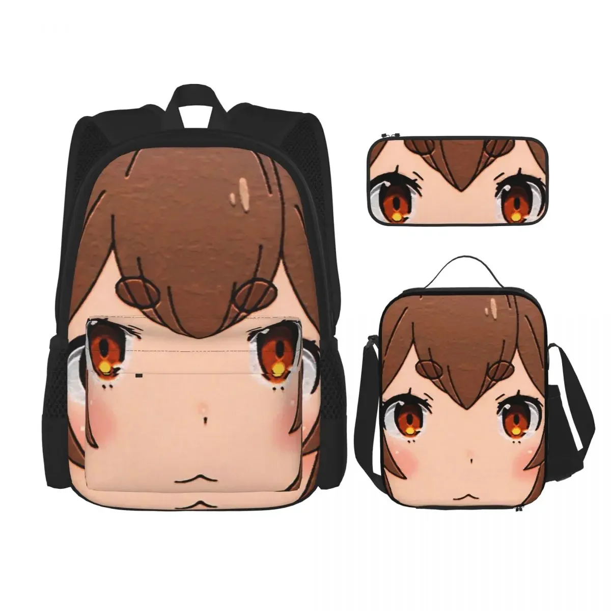 Felix Ferris Argyle ReZero Starting Life In Another World Backpacks Bookbag School Bag Rucksack LunchBag Pen Bag Three-Piece Set