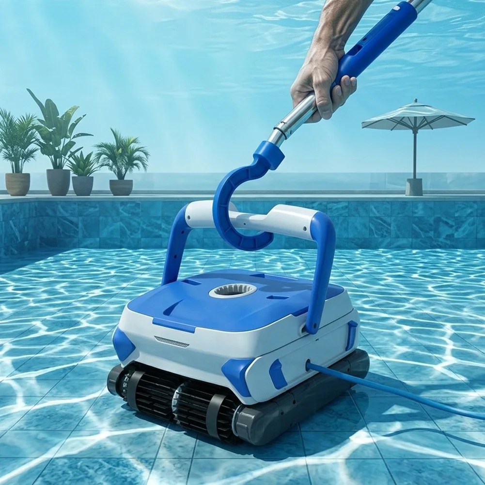 Pool Vacuum Retrieval Hook ABS Constructed Compatible With For All Robotic Cleaner Models Designed for Dry Handling and Storage