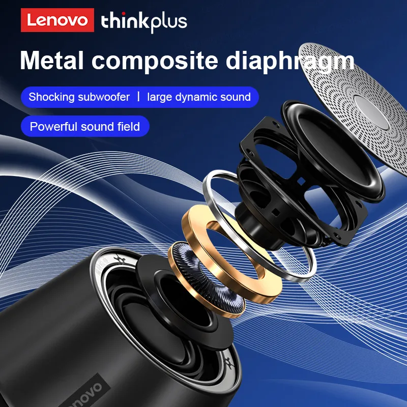 Lenovo K3 Pro Bluetooth 5.0 Wide Compatibility Speaker Stable Transmission Speakers Support High-definition Call Loudspeaker