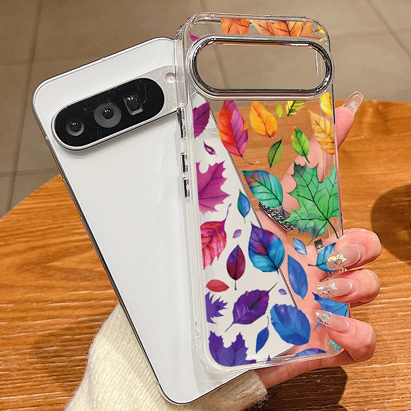 غطاء هاتف بنمط أوراق القيقب وا - مراجعة Phone Cases Pixel 9A وسعره