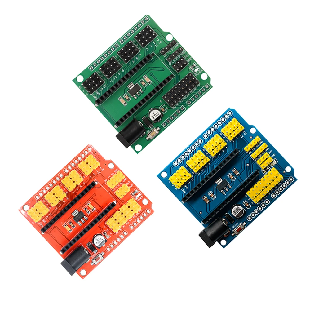 Плата совместимая с контроллером NANO I/O датчик расширения Shield Module для Arduino R3 Nano V3.0 3,0, интерфейс I2C PWM, 3,3 В