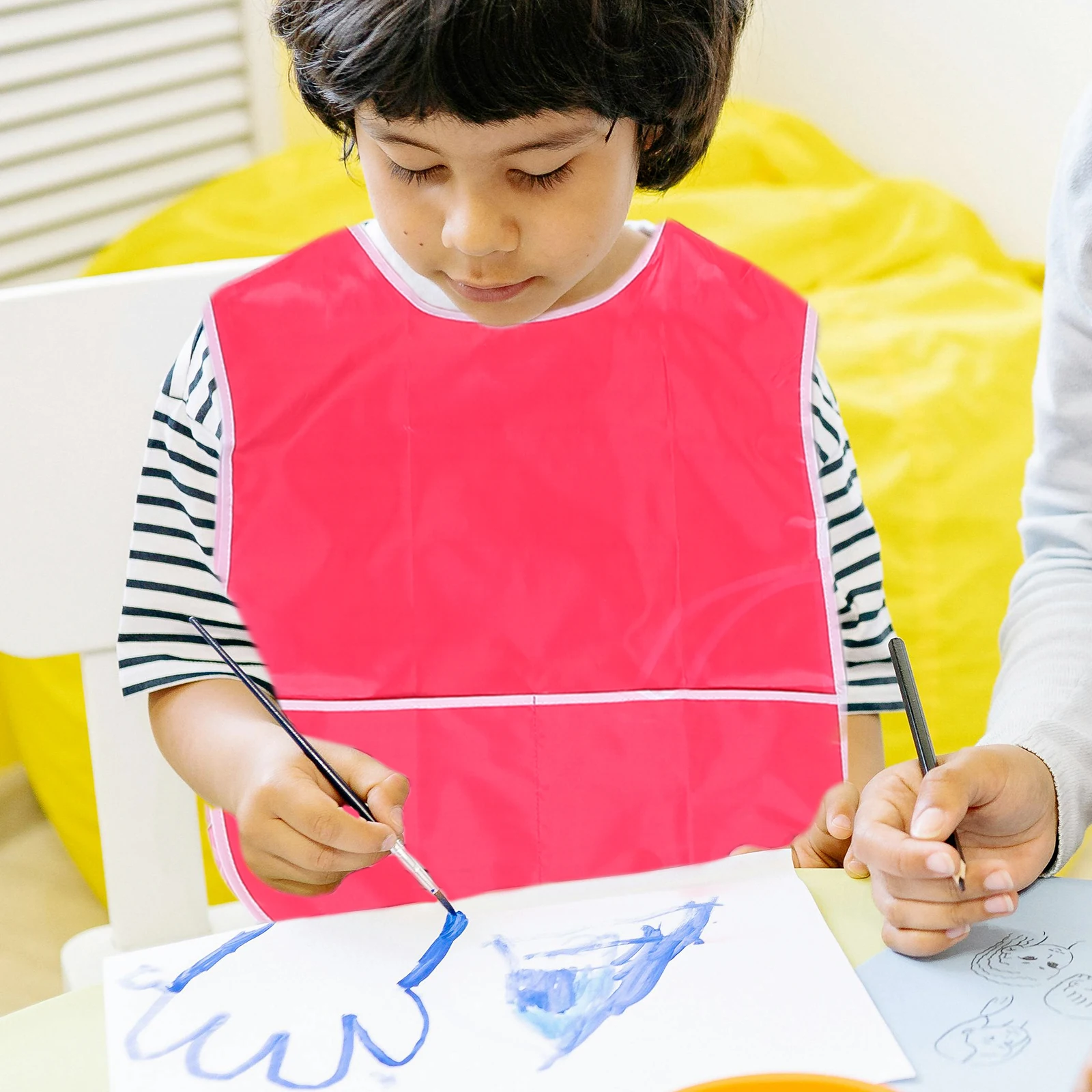 

Waterproof Painting Apron Kids Art Smocks Sleeveless Children Drawing Toddler Paint Smock Aprons Protect Clothes Ages 2