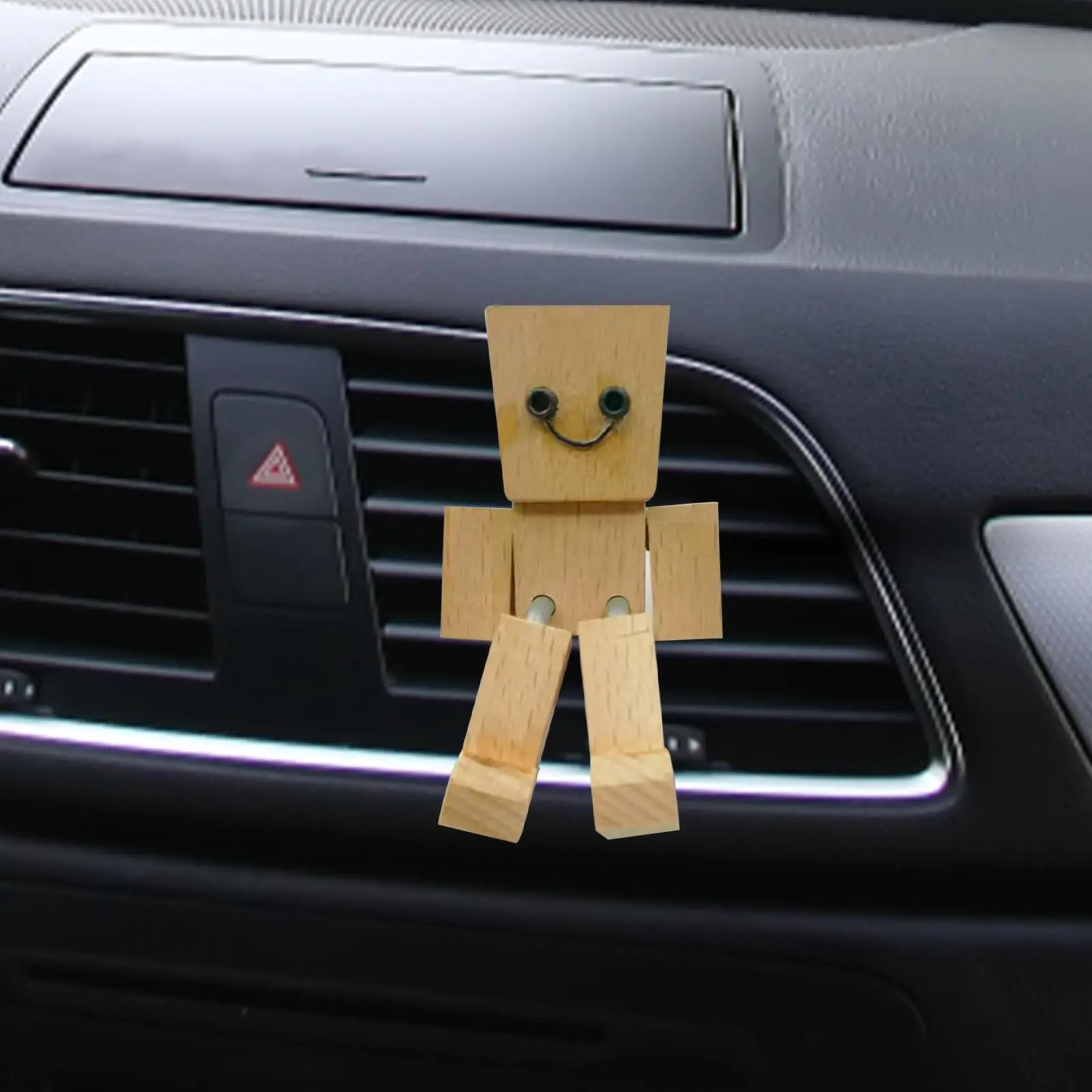 

Car Dashboard Decorations Funny Wood Shaking Feet Decor Magnetic Movable Joint Accessories Auto Cute For Vacation Commutes