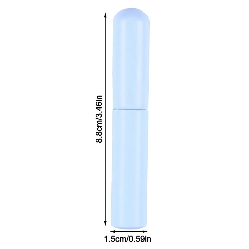 Pincéis labiais de silicone portáteis reutilizáveis cabeça redonda batom escova aplicador elástico brilho labial pincéis de maquiagem femininos