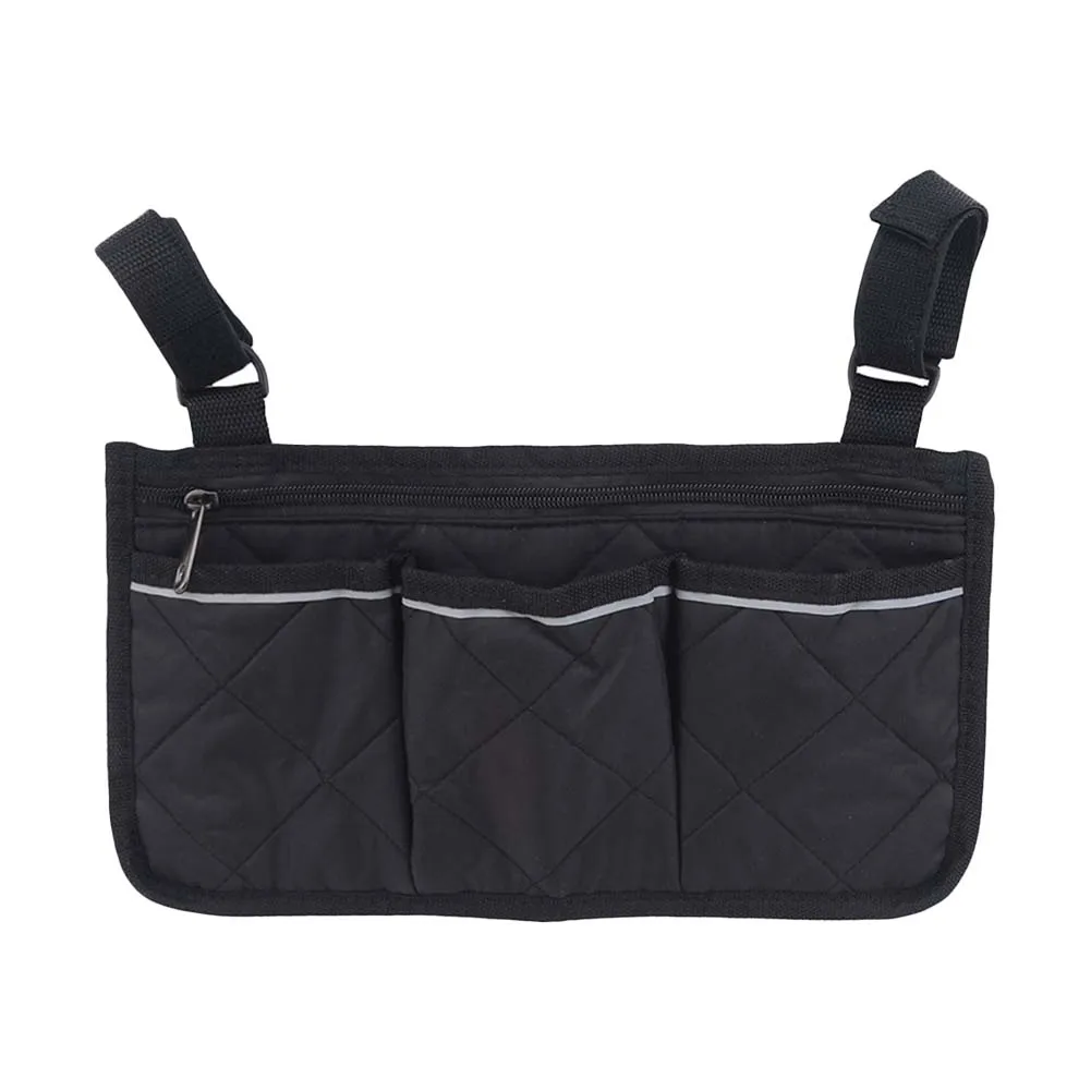 Bedside Storage Bag Pouch For Wheelchair Scooter With Reflective Strip Waterproof Durable Home Domitory Outdoor Organization