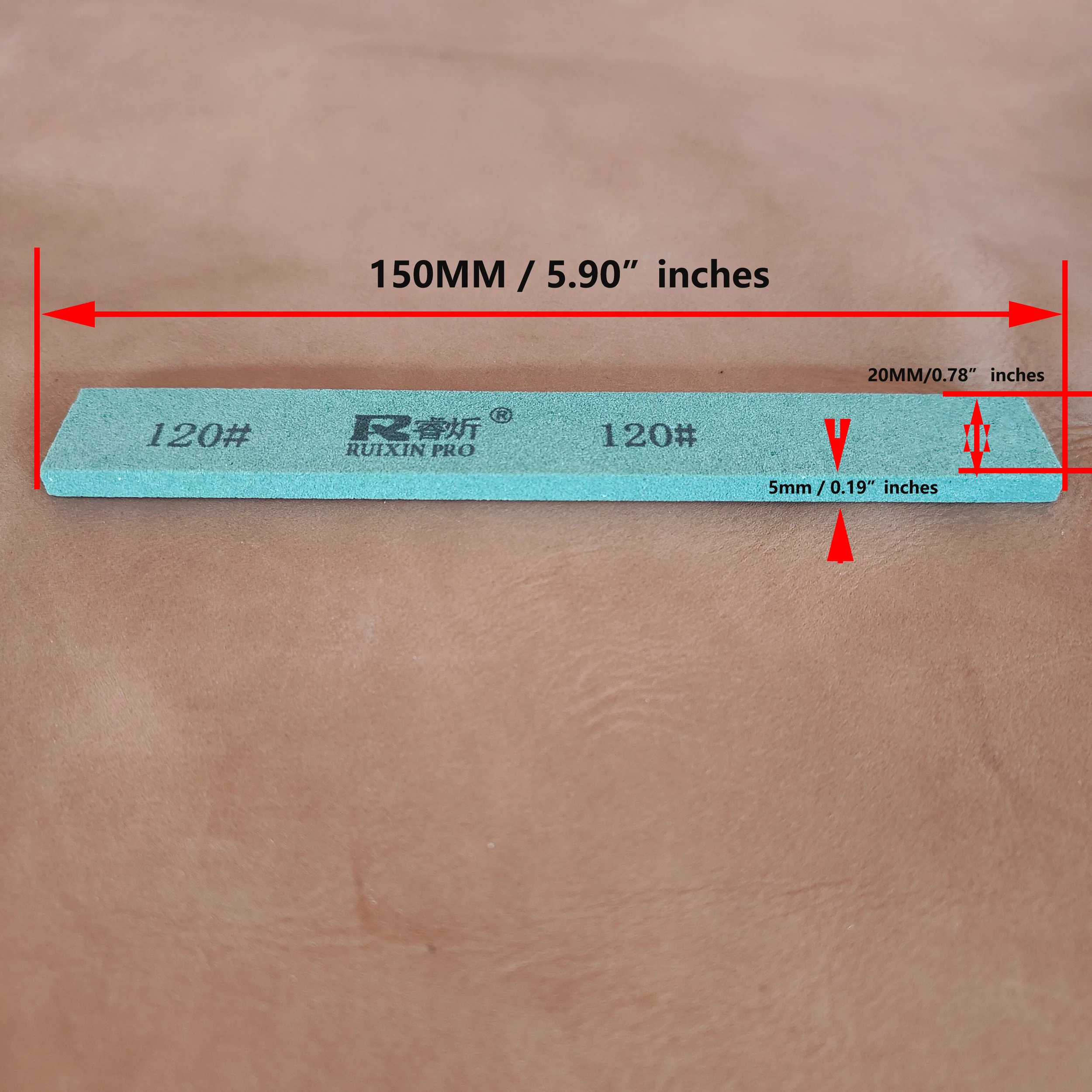 Set of water-Sharpening stones, coarse, medium and fine grinding, compatible with fixed-angle Knife sharpeners,