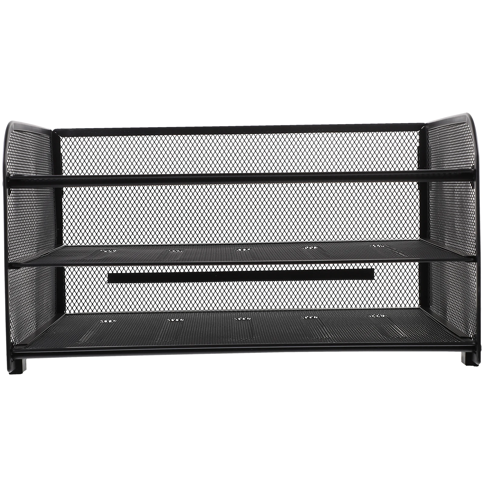 

Three layer File Rack Metal Detachable Paper Tray ganizer Desk Office Holder Stackable Document Shelf Storage Practical Large