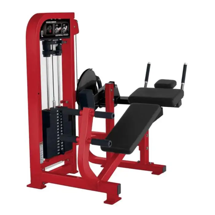 New arrival Gym equipment Bodybuilding pin loaded fitness functional trainer machine Crunch Abdominal Crunch