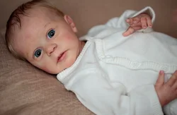 19inch Unpainted Reborn Doll Kit Mika Lifelike Real Soft Touch Unfinished Doll Parts Bebe Doll Kit Reborn