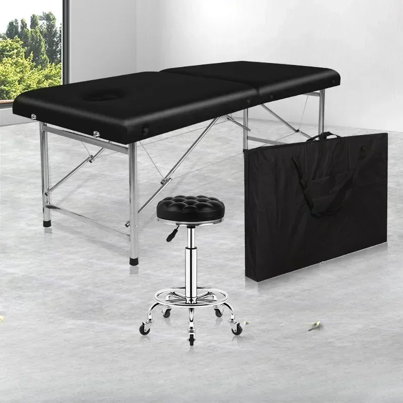 Medical Bed Professional Tattoo Chair Lash Luxury Treatment Table Liege Cosmetic Portable Folding De Cama Lit Pliant YJT 0727