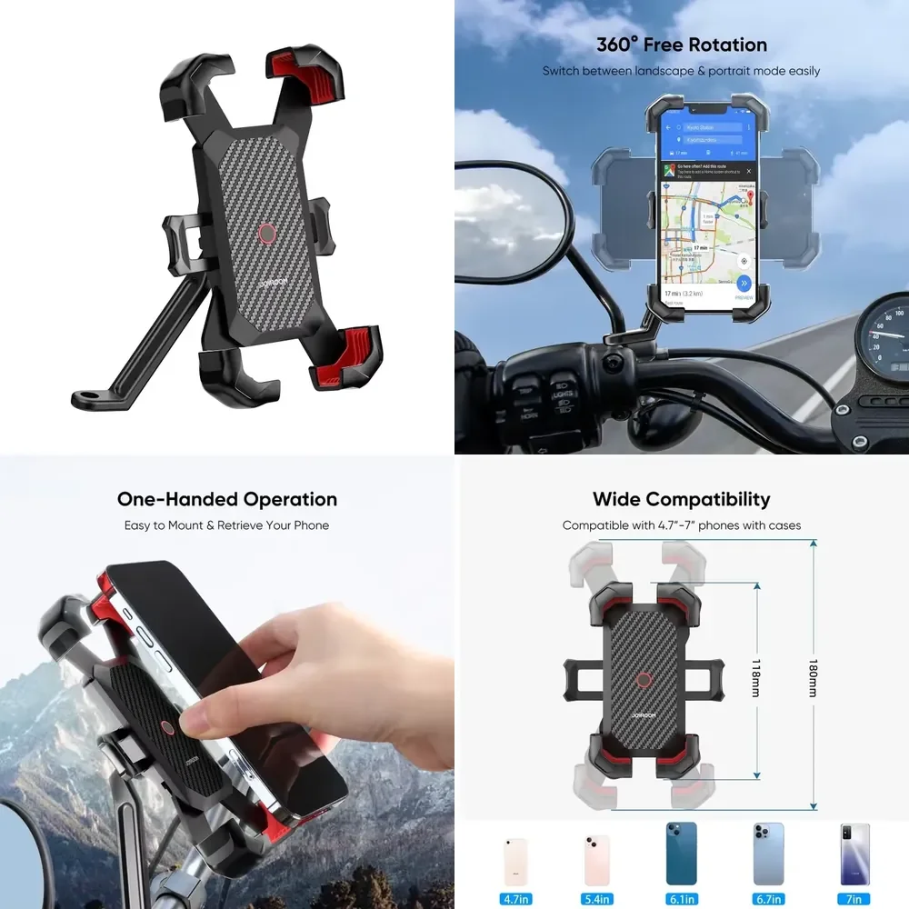 Wholesale Price JR-ZS288 Motorcycle Mobile Phone Mount Holder