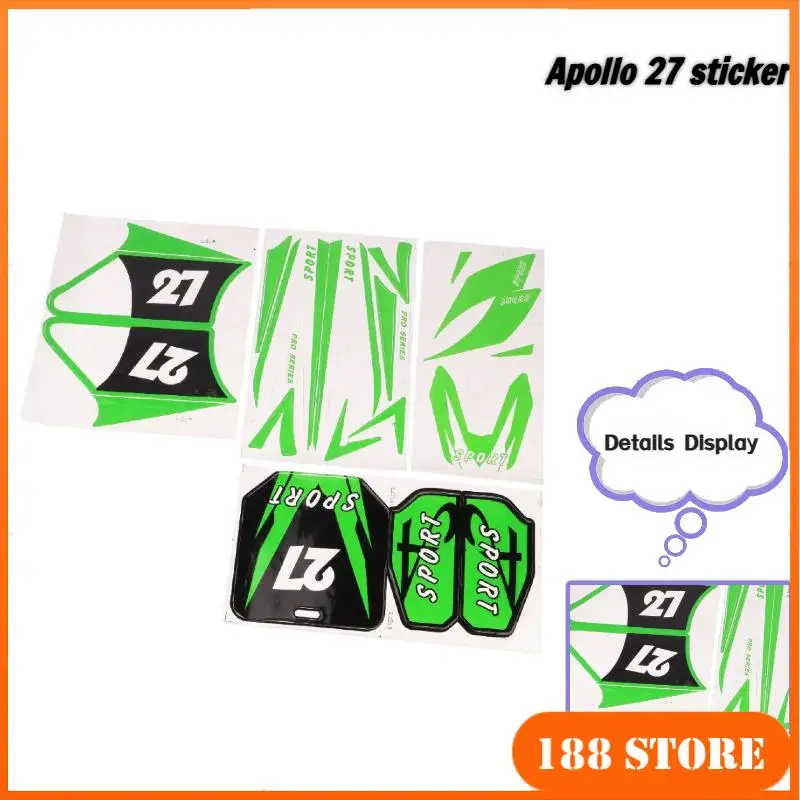 

APOLLO Sticker Plastic Fairing Body Kit Paster For Apollo Orion 110CC, 125CC, 150CC. Motorcycle Sticker