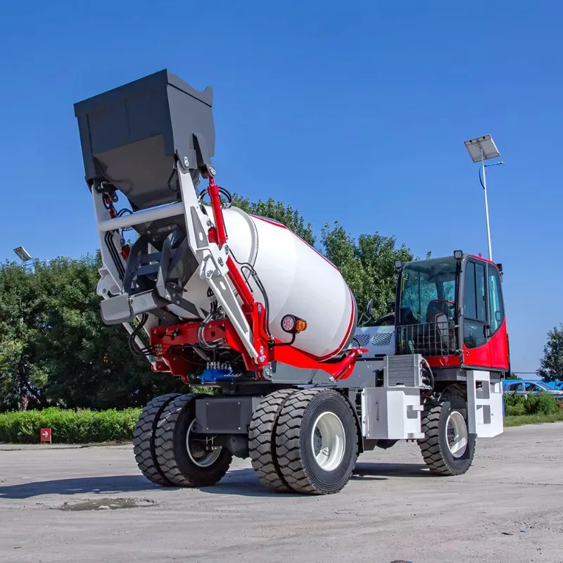 SITC-6500L 4 Cbm Articulated Self-loading Concrete Mixer Truck with Nice Price