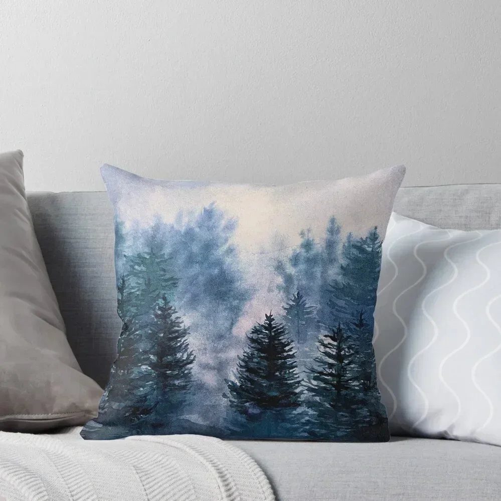 Misty Forest Throw Pillow Pillowcases Cushion Covers Sofa Throw Pillow Covers pillow