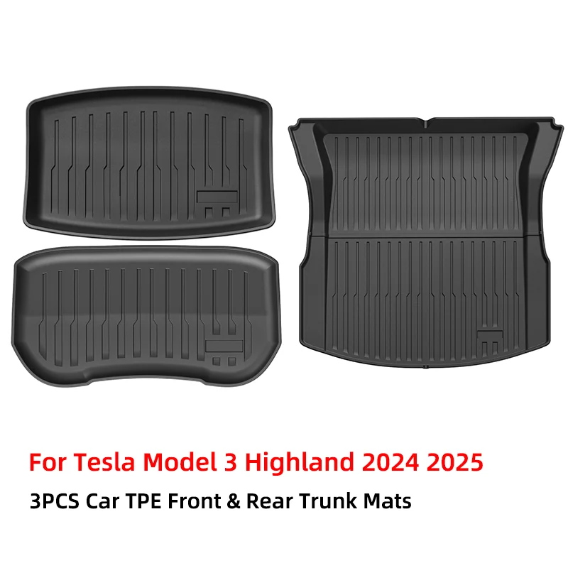 3pcs trunk mats