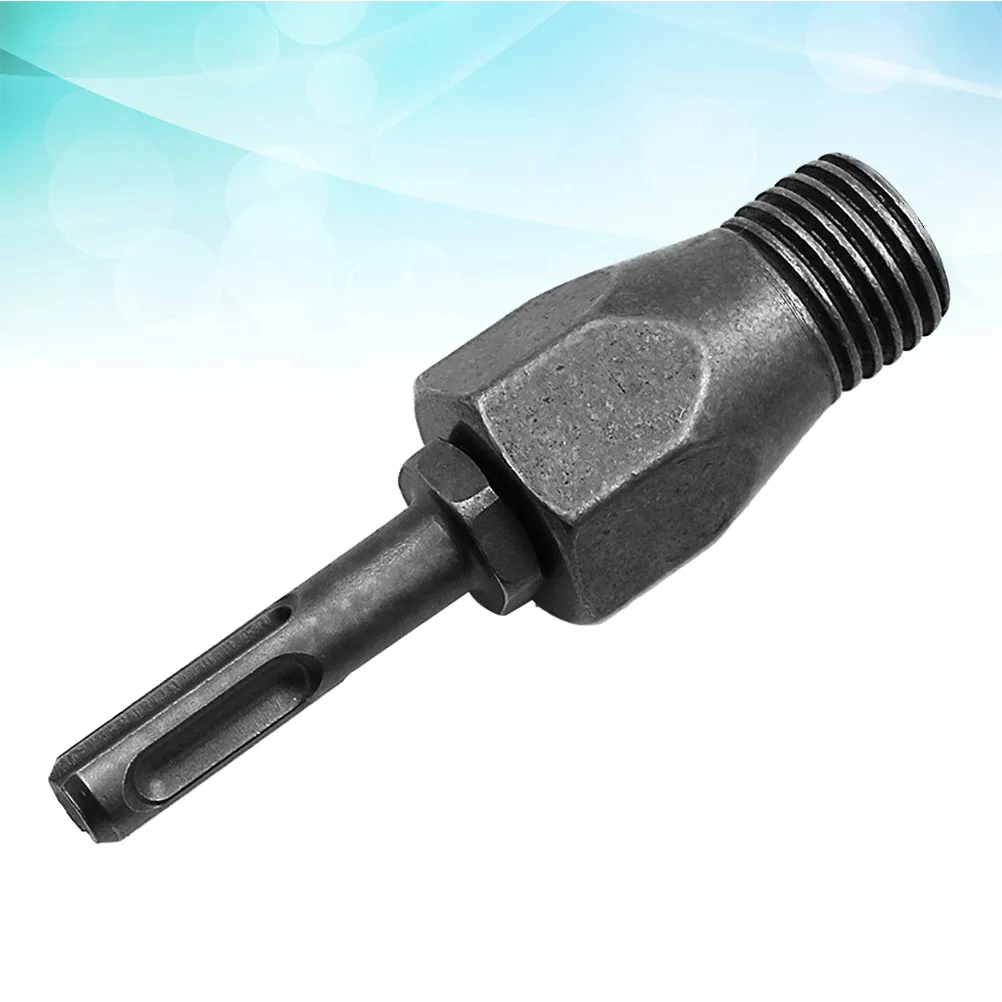 

Electric Hammer to Water Drill Adapter Professional Drill Bit Converter for Brick Wall Drilling Black Circle Handle