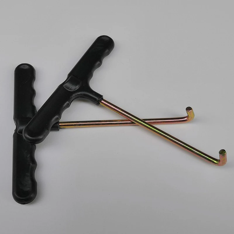 1PC Trampoline Spring Pull Tool T-Hook Trampoline Extractor Tent Peg Puller Home Garden Equipment Accessory