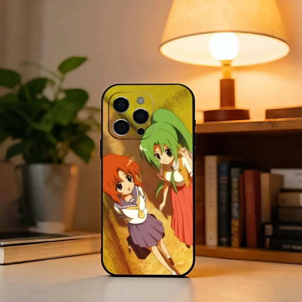 Anime character R-Rena R-Ryugu Phone Case Silicone Soft For IPhone 17 16 15 14 13 12 11 X XR Plus Pro Max Plus