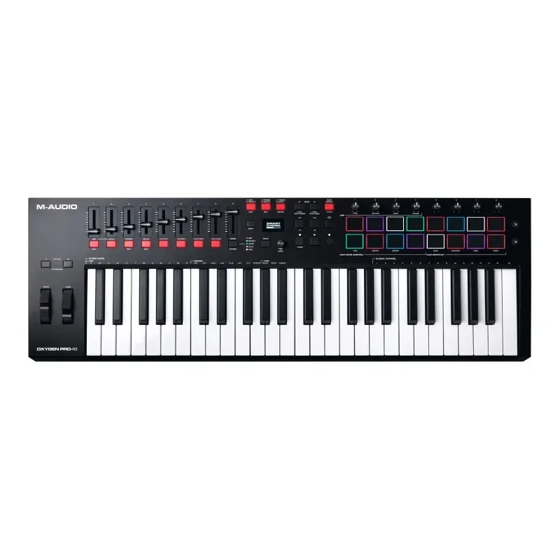 

M-AUDIO Pro 49 Keyboard Counterweight Arrangement Percussion Pad Controller With Rear Touch Function MINI Keyboard