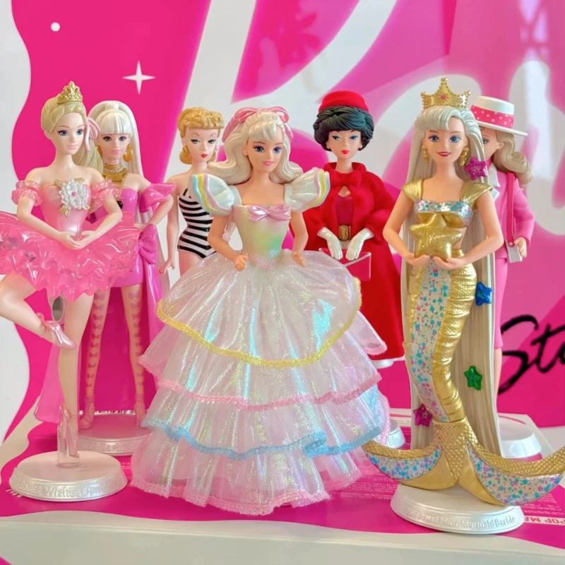 

Genuine Pop Mart Barbie Style Icon Series Blind Box Collectible Doll Fashion Desktop Ornament Girls Birthday Gifts Mystery Box