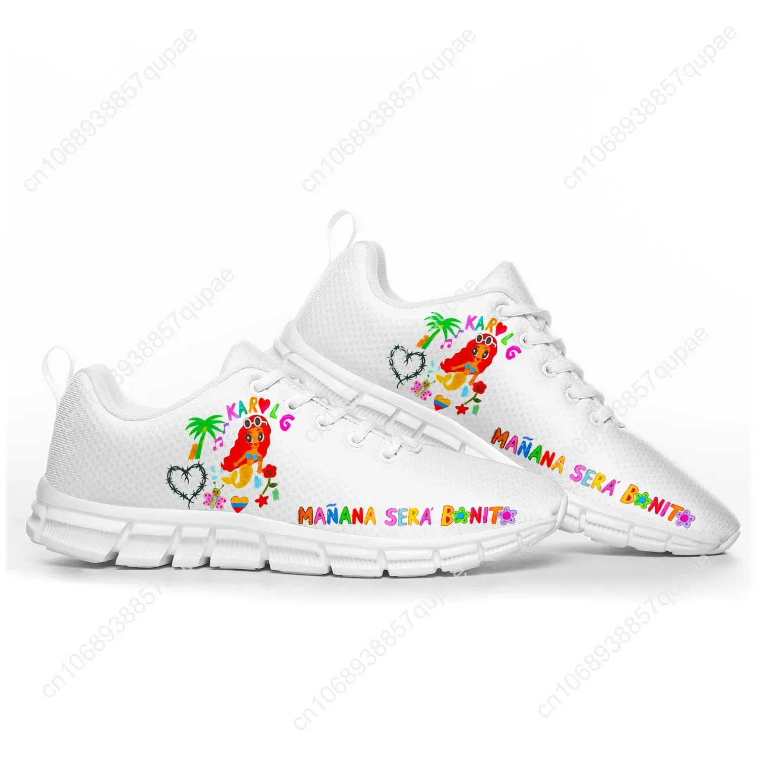 Mañana Será Bonito Karol G Pop Sports Shoes Mens Womens Teenager Sneakers Casual Custom High Quality Couple Shoes