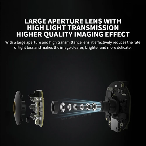 Imagen 2 del producto Xiaomi 360 °   Cámara de seguridad inteligente para el hogar Mi PTZ 2K Webcam 1296P 3 megapíxeles AI detección humana visión nocturna Webcam funciona con Miji