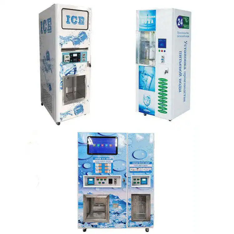 FOODLINE Customized Commercial High-Capacity Specialized Cube Bag Ice and Bulk Ice Vending Machines