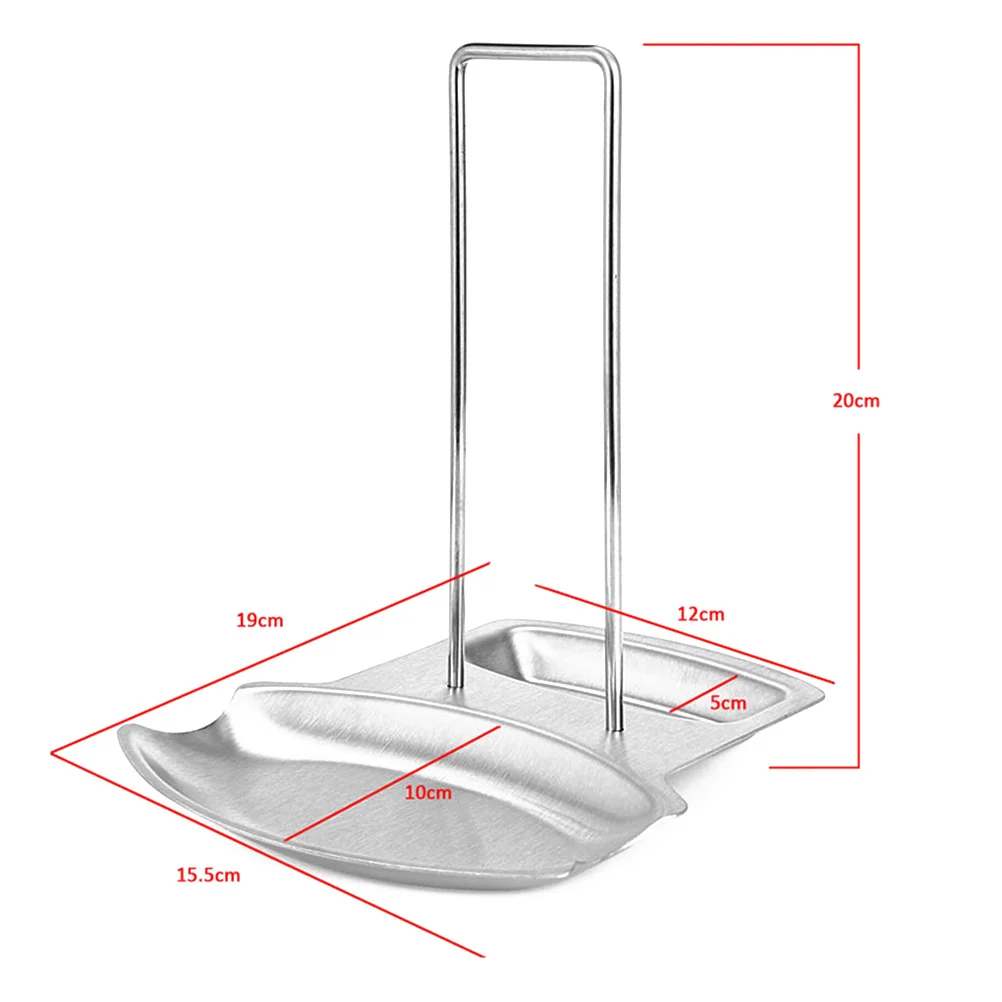 Organizer na przybory kuchenne ze stali nierdzewnej, stojak na pokrywki i łyżki, odporny na rdzę, wygodny uchwyt na przybory kuchenne.