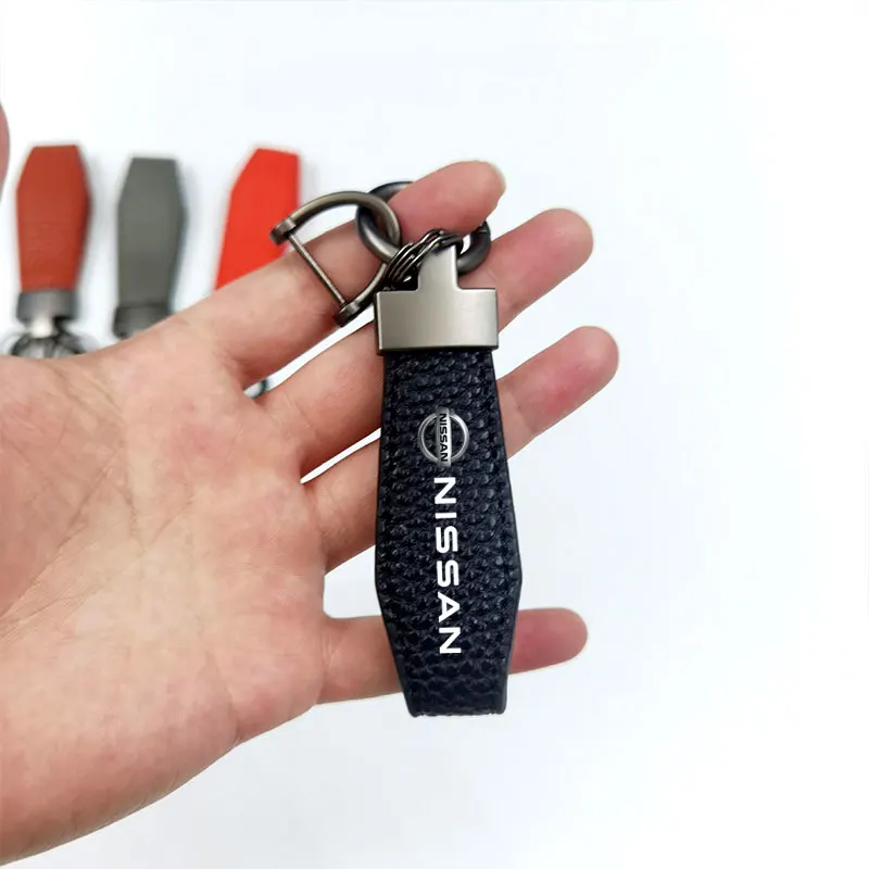 Lamb Leather Keychain for Laser Car Logo Key Chains For Nissan J10