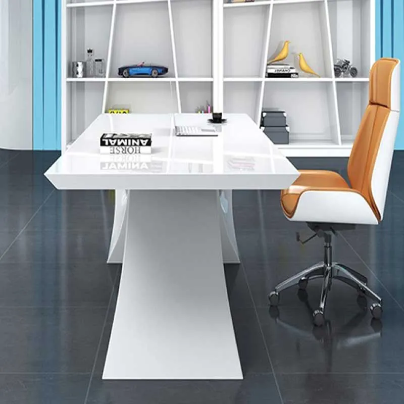 White Gaming Office Desk Large Household Luxury Laptop Computer Office Desk Corner Executive Writing Mesa Ordenador Furniture