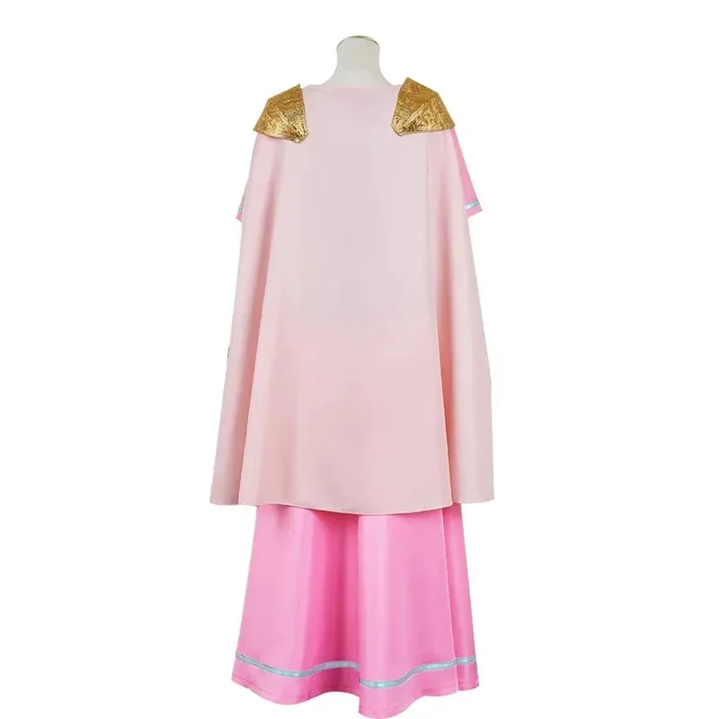 l2025l New Pink Princess Dress Cosplay Zelda Custume Wig Game Echoes of Wisdom Women Dress Cloak Outfit Halloween Christmas Stag