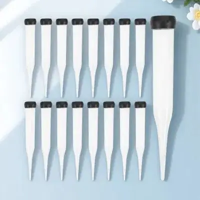 50Pcs Clear Plastic Flower Stem Water Tubes Floral Water Vials with Lids for Fresh Flower Arrangements Rose Carnations - view 6