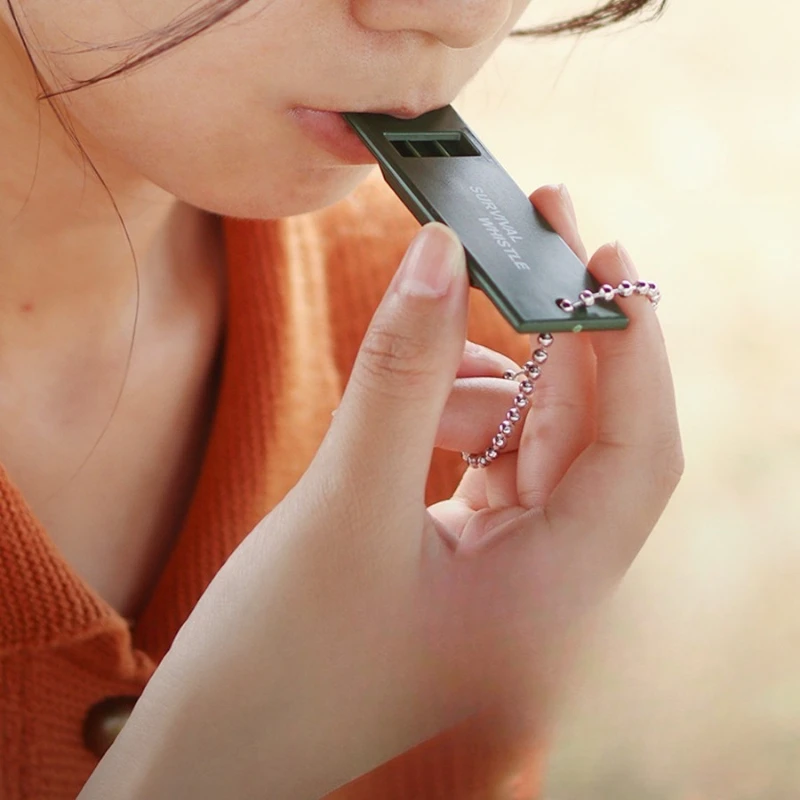 ثلاثة ترددات في الهواء الطلق الإنقاذ صافرة الإسعافات الأولية صافرة ثلاثة تردد عالية التردد زلزال الإغاثة صافرة #6