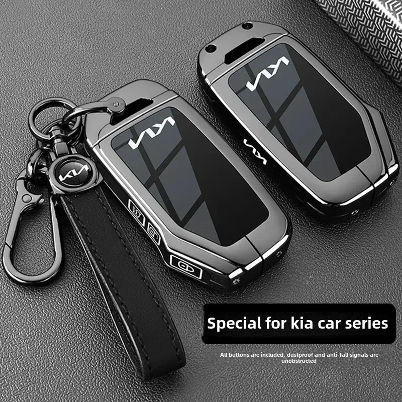 

Модернизированный металлический чехол для ключей для Kia K3, подходит для 24 моделей Ev5 Lion Tocado Kx3, гордый бег, умный бег