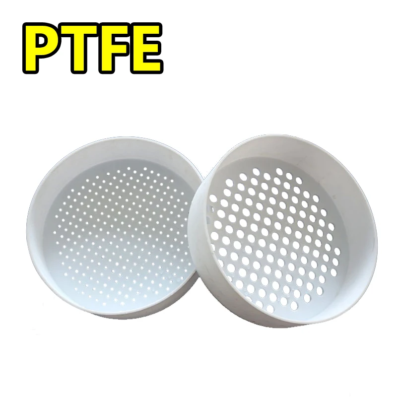 

Polytetrafluoroethylene sieve leak 20cm, pore diameter 3mm, 5mm, 9.5mm special screen for solid waste experiment