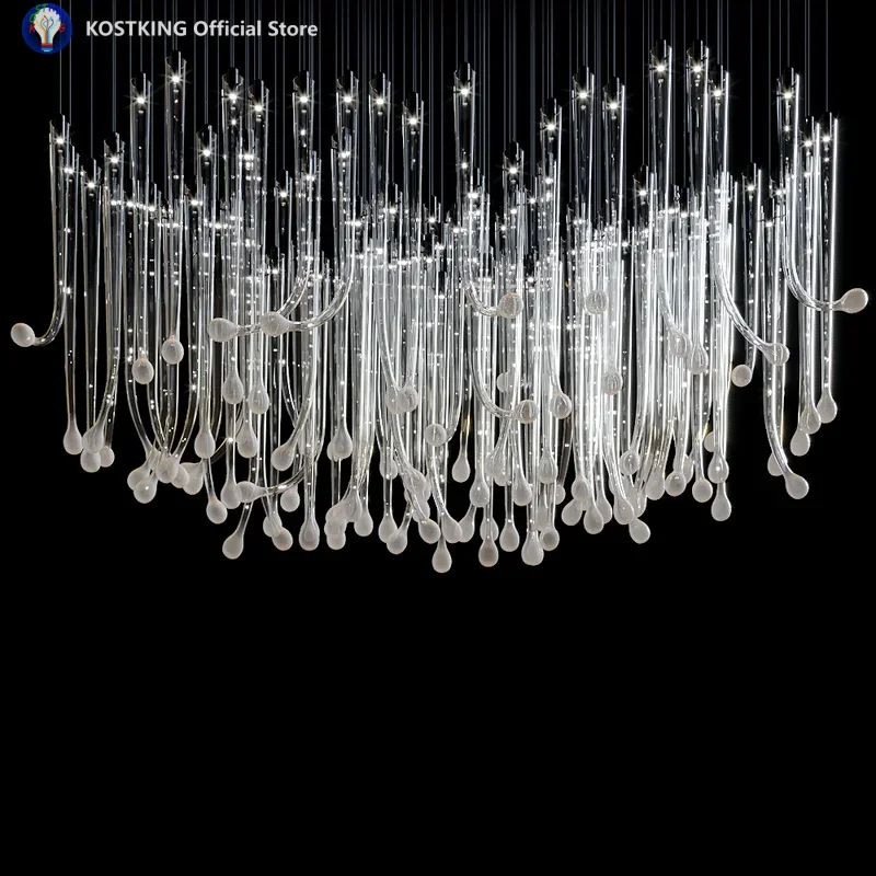 

Creative Project Chandelier LightA Touch Of Coastal Cascading Chandelier Glass Tube Coral Pendant Light