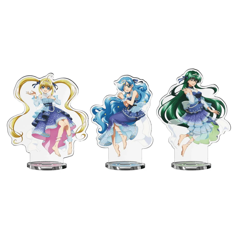 Mermaid Melody Pichi Pichi Pitch Lucia Nanami 15cm Acrylic Stand Keychain Anime Figure Desk Decor Toy Model Fan Gift