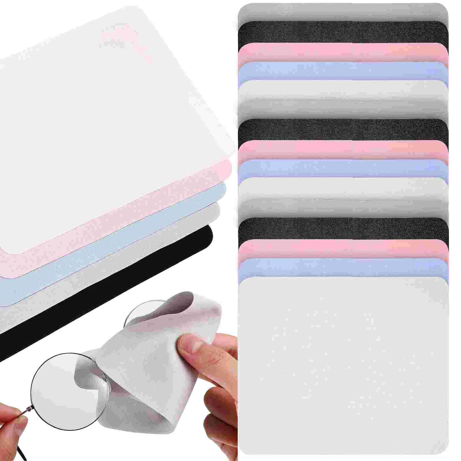 20 Pcs Electronical Devices Microfiber Cloth Deerskin Pieces 15x18cm Screen Cleaner Cleaning Chamois Suede