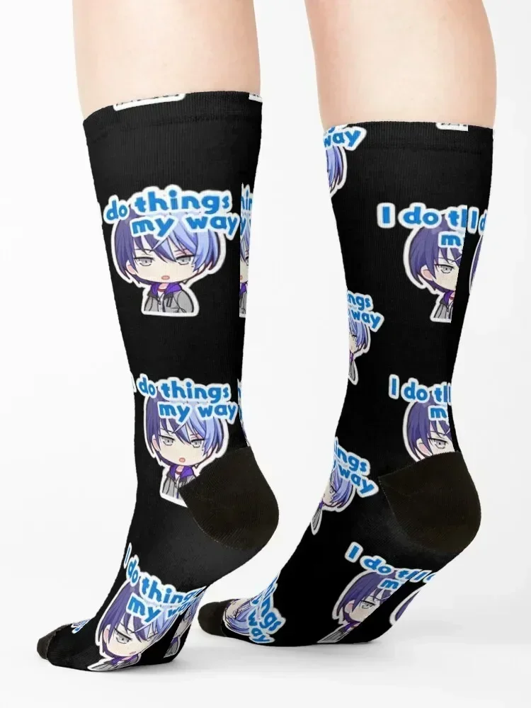 Aoyagi Toya Stamp Socks christmas stocking winter gifts Stockings man Run Mens Socks Women's