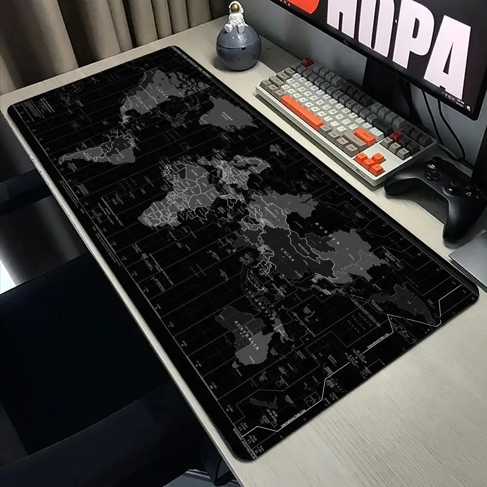 

High definition map Mouse Pad Large mouse pad, desk pad, anti slip base, washable for office and home use