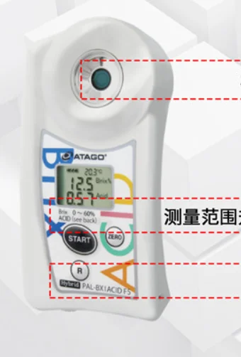 Blueberry Sugar Acidity Meter PAL-BX/ACD7 Blueberry Sweet Acidity Meter Sugar Acidity Meter