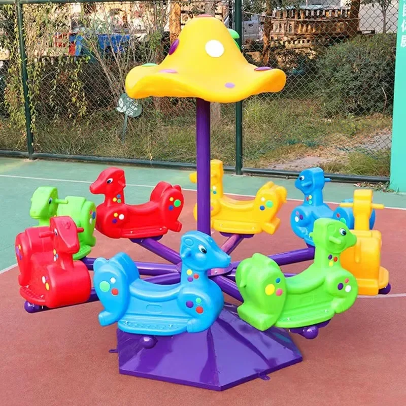 Kids Indoor Playground Equipment Indoor Soft Play Spin Carousel Ride Sale Soft Play Merry Go Round for Kids