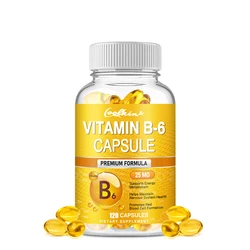 Vitamin B-6 Capsules - Replenish Energy, Relieve Stress, and Enhance Immunity