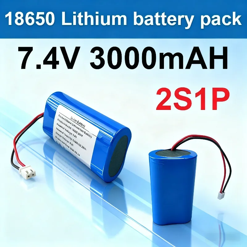 

Литиевая батарея 2S1P XH-2P 7.4V 3000мАч идеально подходит для проекторов, колонок и беспроводного мониторинга