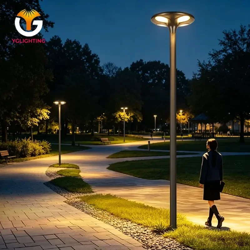Solar Waterproof Warm White Retro Outdoor Landscape Lamp Solar Garden Lights for Villa Community Park Landscape Projects