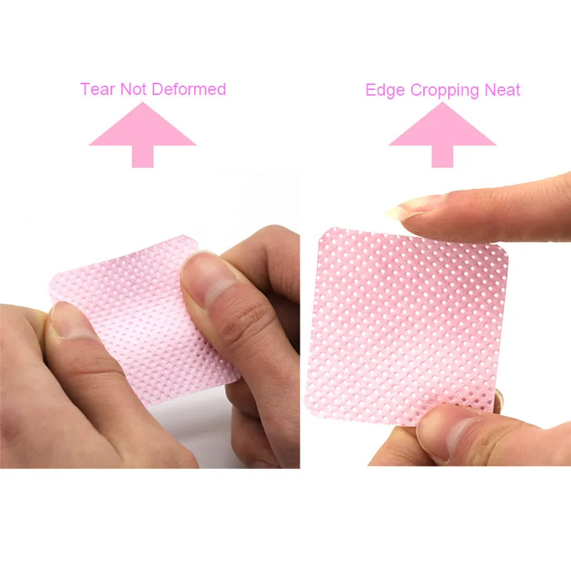 Lint Free Nail Polish magic remover Cotton Wipes UV gel polish remover Cleaner Paper Pad Nail Art Cleaning Manicure Tools Tips