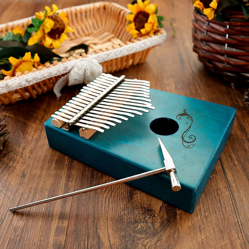 Kalimba 17 Key Thumb Piano Handmade Musical Keyboard Pianos Professional Musical Instrument 17 Keys Kalimba Christmas Toys Gifts