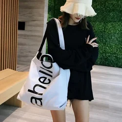 Bolsas com zíper de grande capacidade para mulheres, bolsas de ombro femininas, bolsa crossbody simples, sacola casual de estudante, compradores de moda