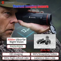 HIKMICRO FH25 FQ25 Outdoor Thermal Imager Infrared Thermal Imaging Scope 640×512  Handheld Thermal Monocular for Hunting